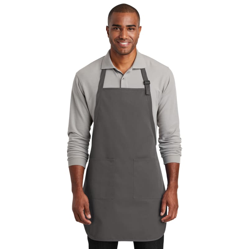 Port Authority Full-Length Two-Pocket Bib Apron. 19