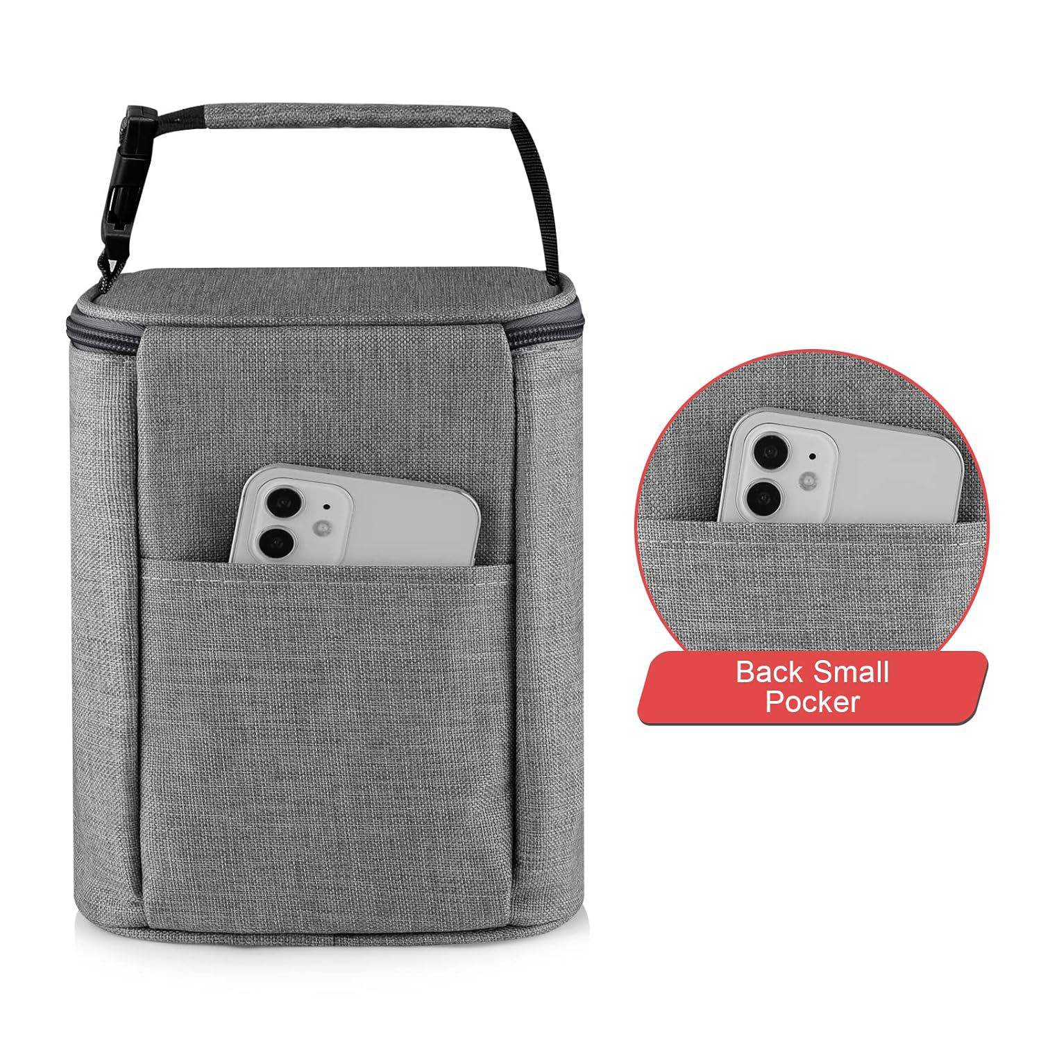 5L Oxford Breastmilk Insulated Bottle Bag w/Handle 13