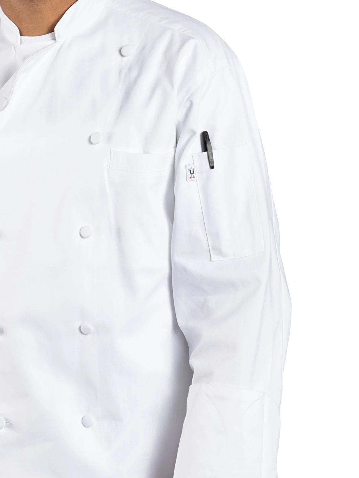 Uncommon Chef - Unisex Reinforced Bar Tacking Chef Coat 2