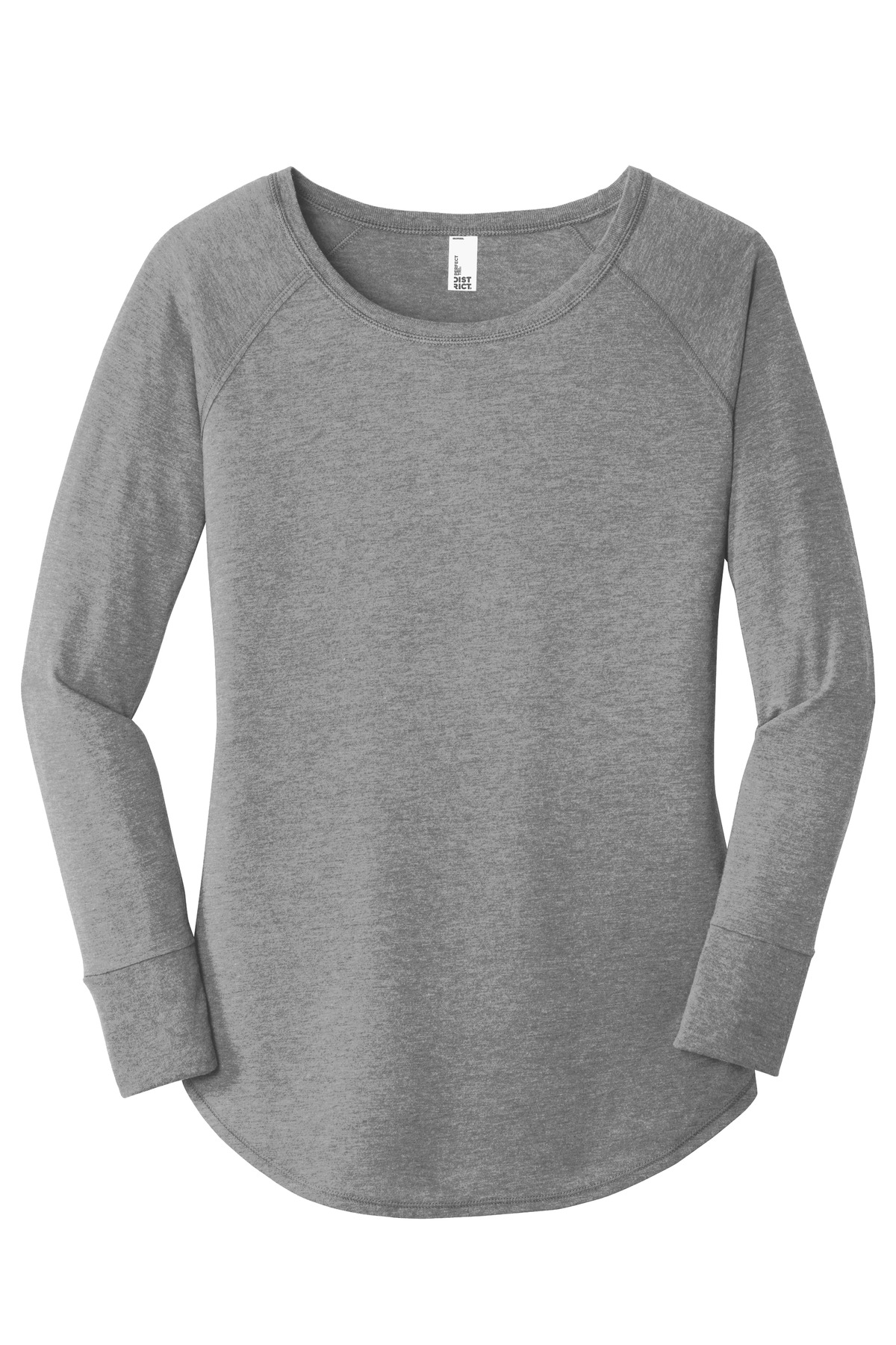 District Women's Perfect Tri Long Sleeve Tunic Tee. DT132L 13