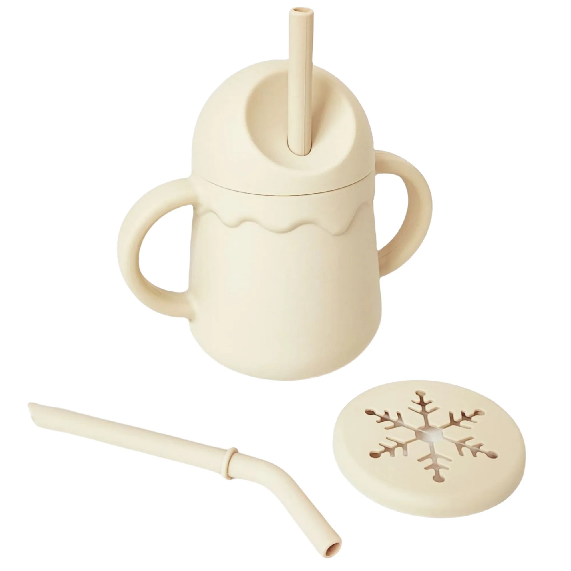 Silicone Baby Double-Handle Drinking Cup 9