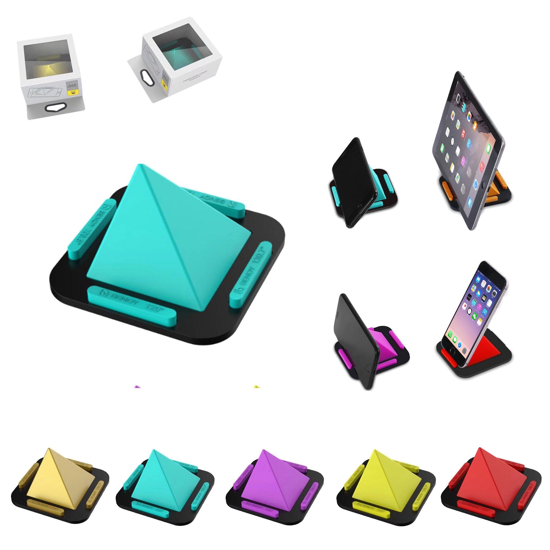 Pyramid Silicone Mobile Phone Holder 3