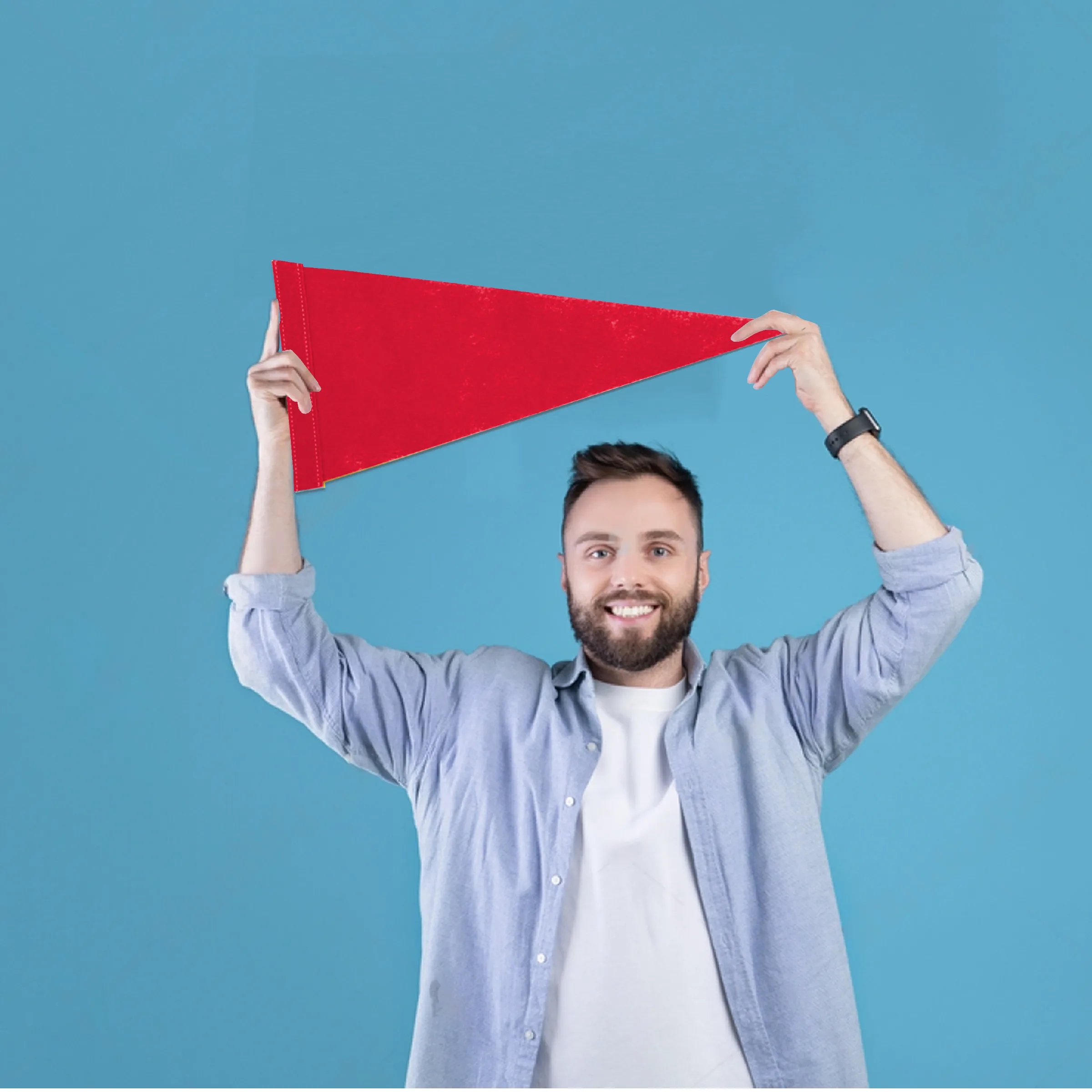 12"x30" Solid Felt Pennant 3