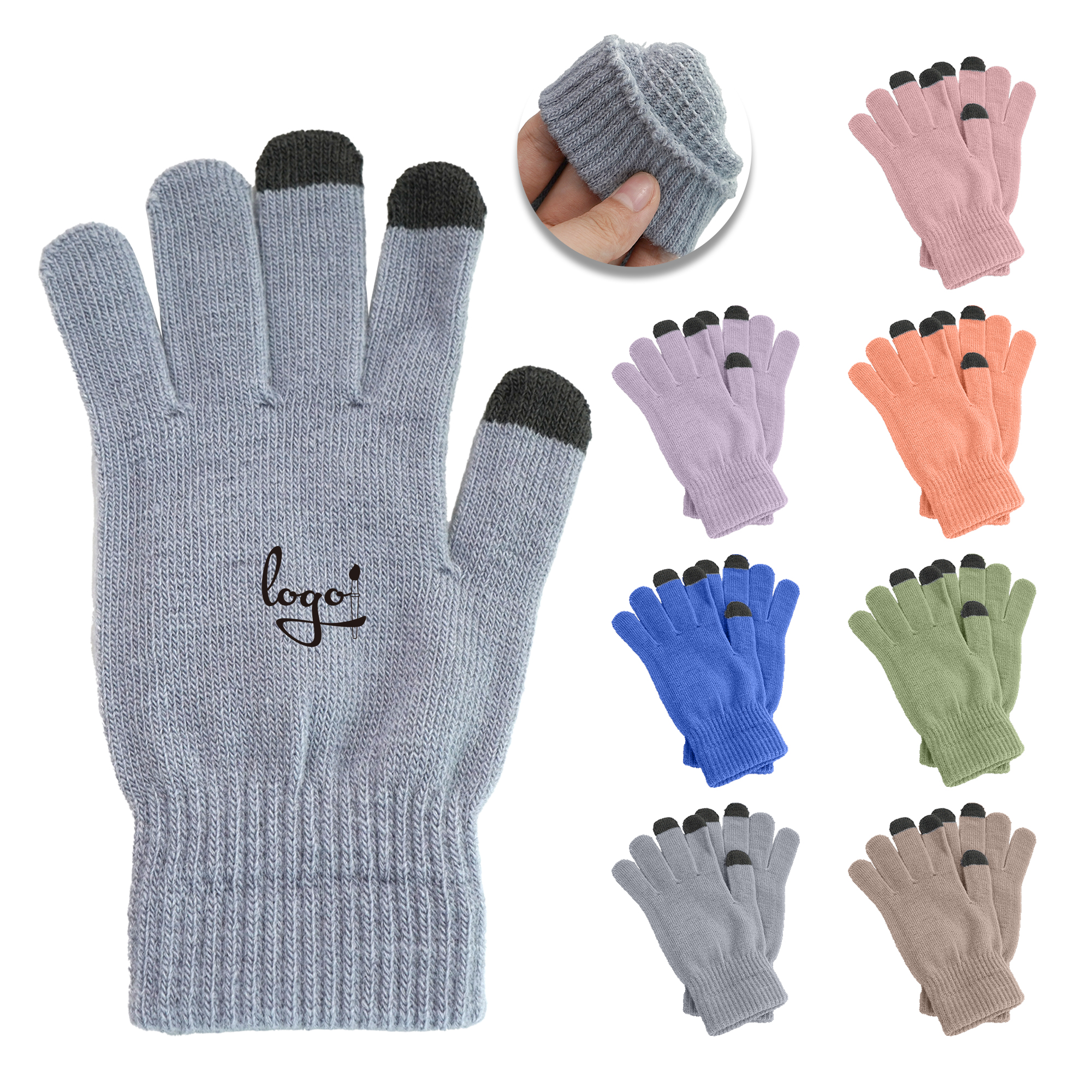 Knit Texting Touchscreen Fingers Gloves 3