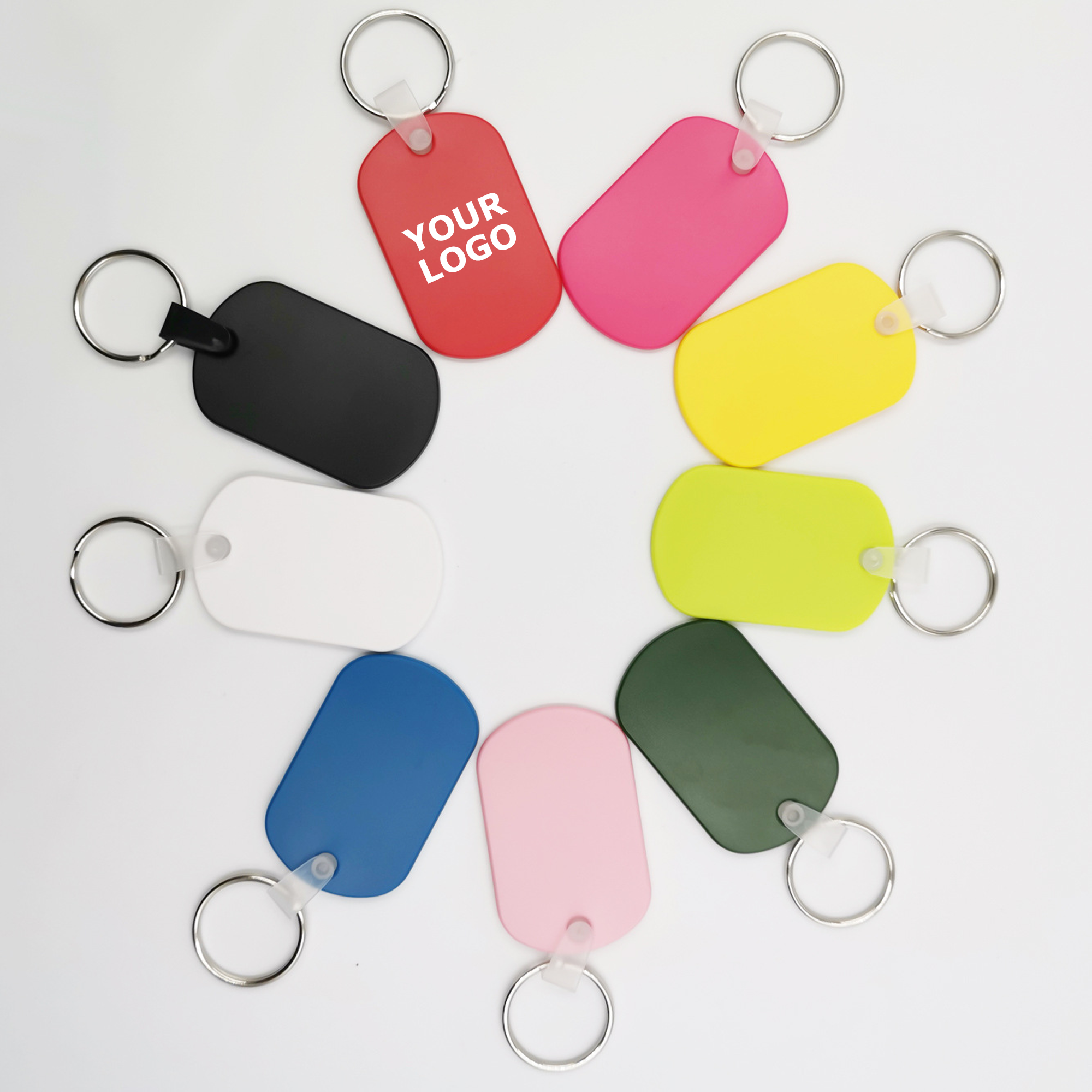 Oval Soft PVC Keychain 3