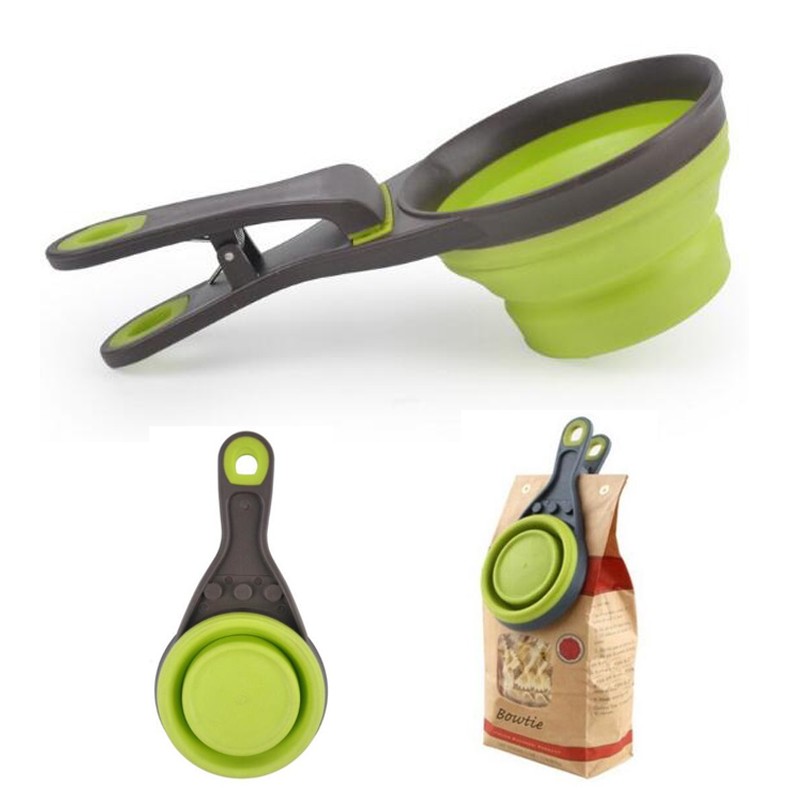 Pet Food Scoop With Closure Clip 1