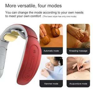 USB Charge Hot Compress 3D Neck And Shoulder Massager 2