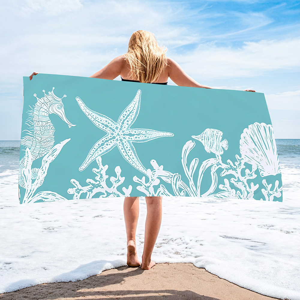 Traveler's Microfiber Terry Beach Towel 3