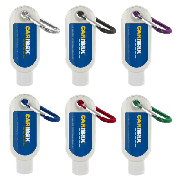 1.9 oz SPF 50 Sunscreen in Clear Bottle with Carabiner 6