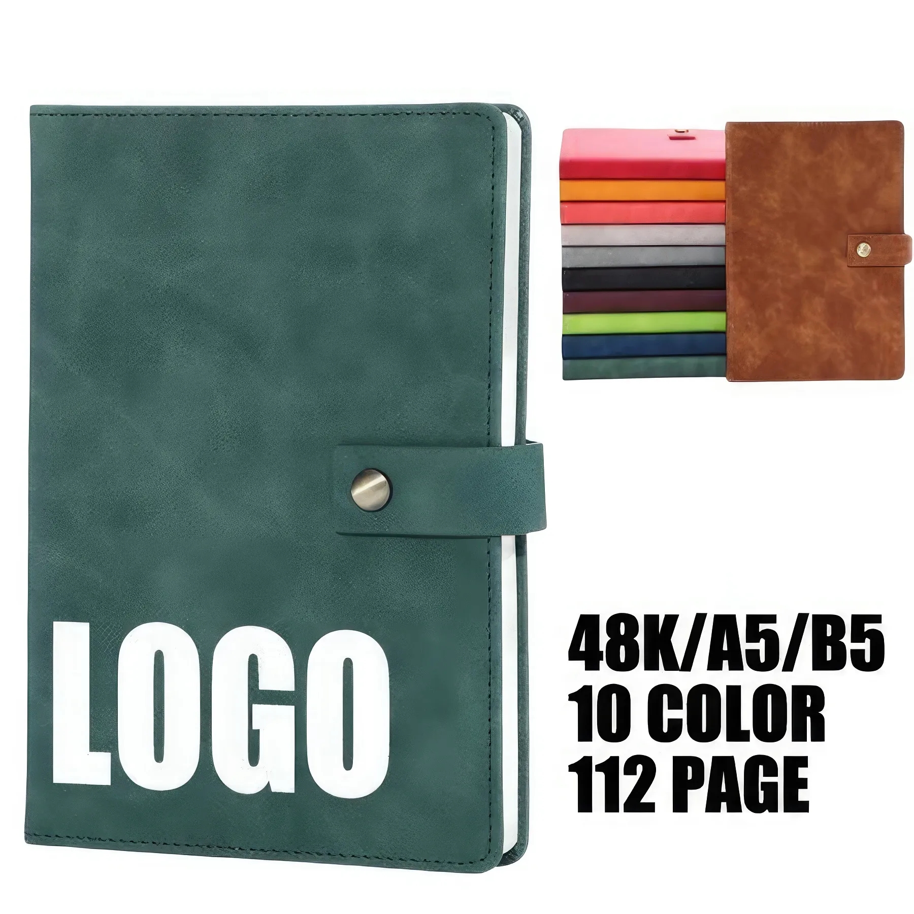 PU Leather 48K/A5/B5 Business Travel Journal Notebook 1