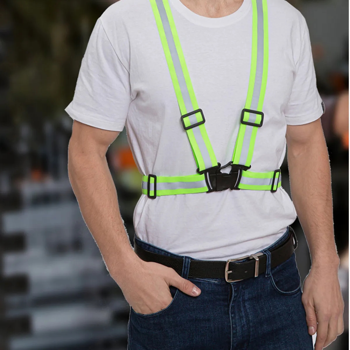 Adjustable Reflective Running Harness 6