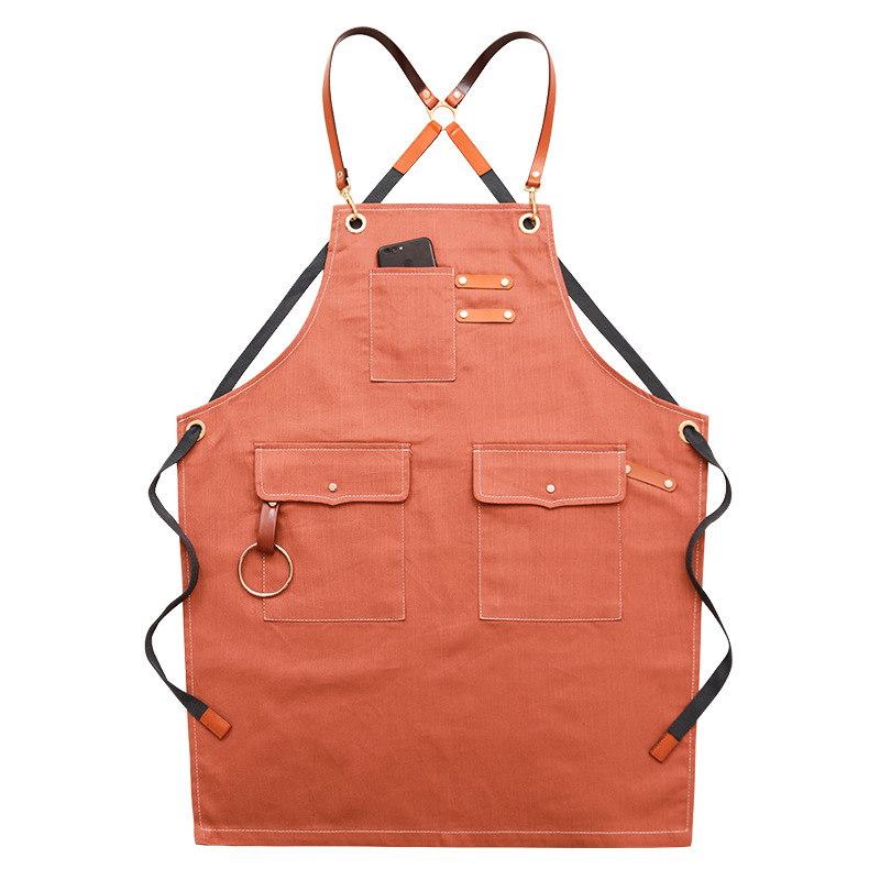 Chef Customized Aprons for Men Women / Large Pockets 2