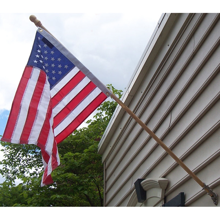 5' x 1" Natural Wood 2-Piece Pole 3