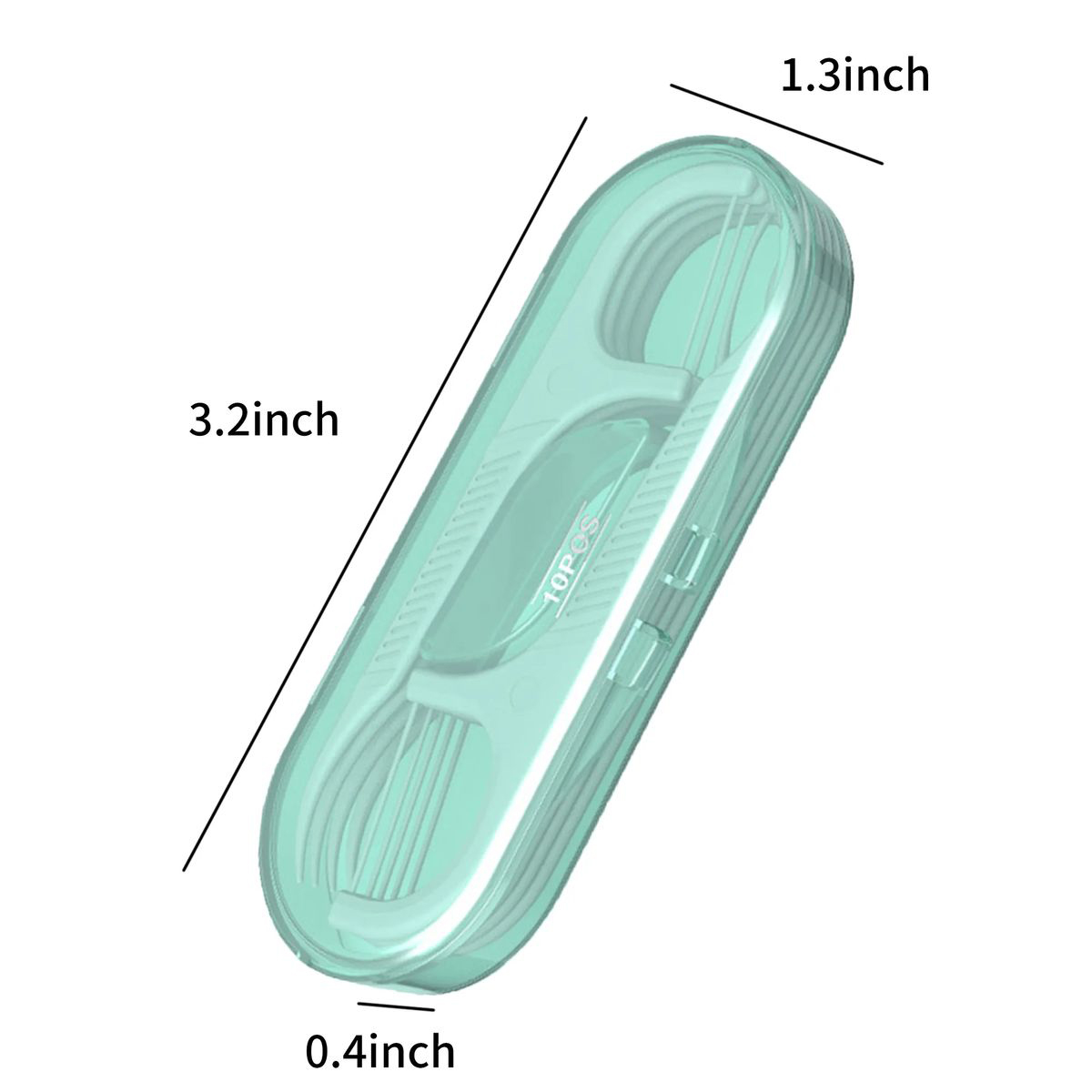 Portable Dental Floss Pick Kit with Storage Box 2