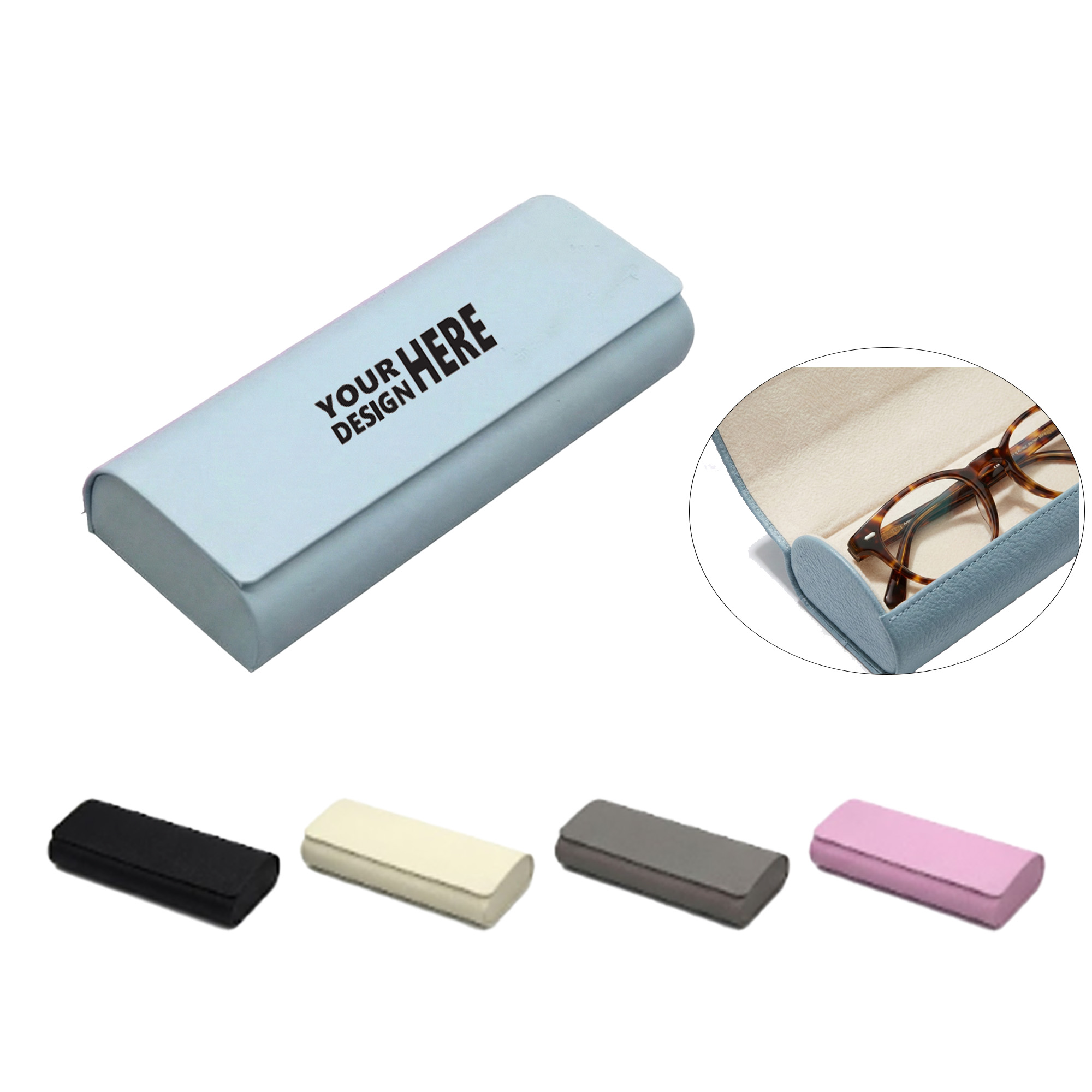 Hard Shell Metal Eyeglass Case 2