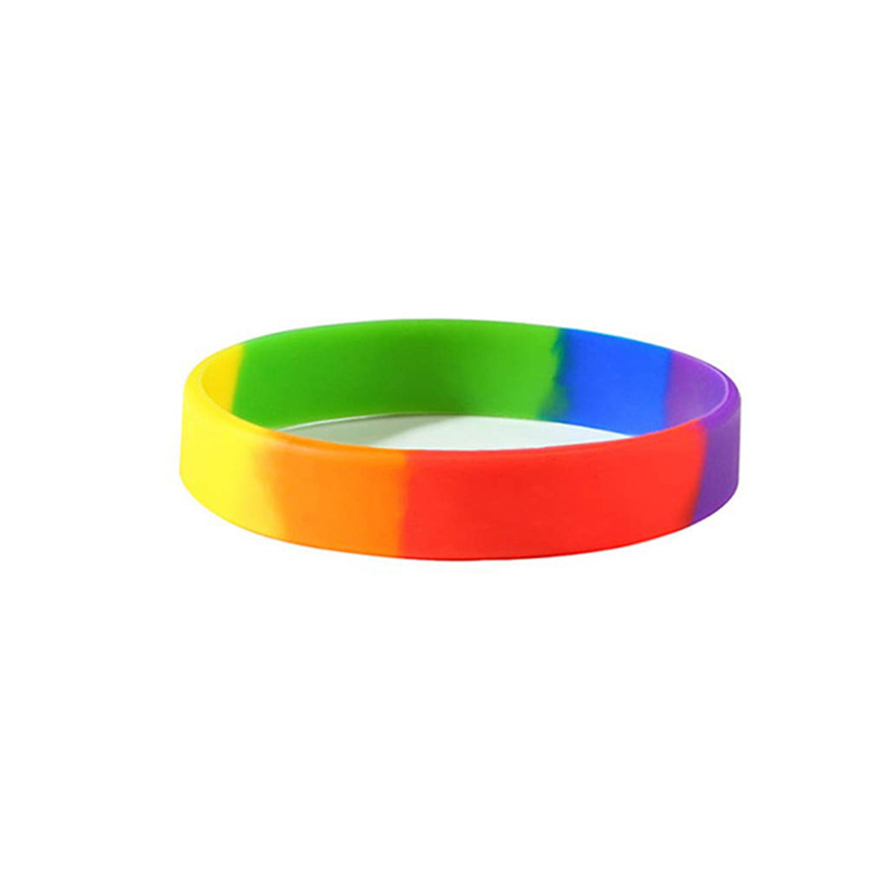 Rainbow Pride Silicone Wristband 7