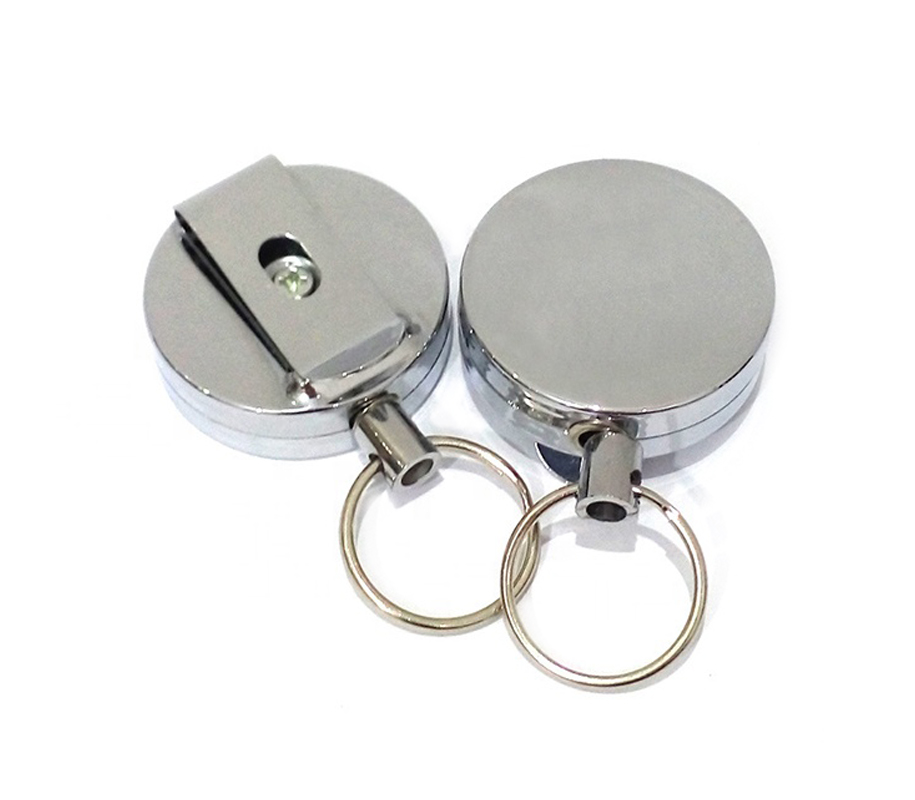 Retractable Round Metal Badge Reel 2