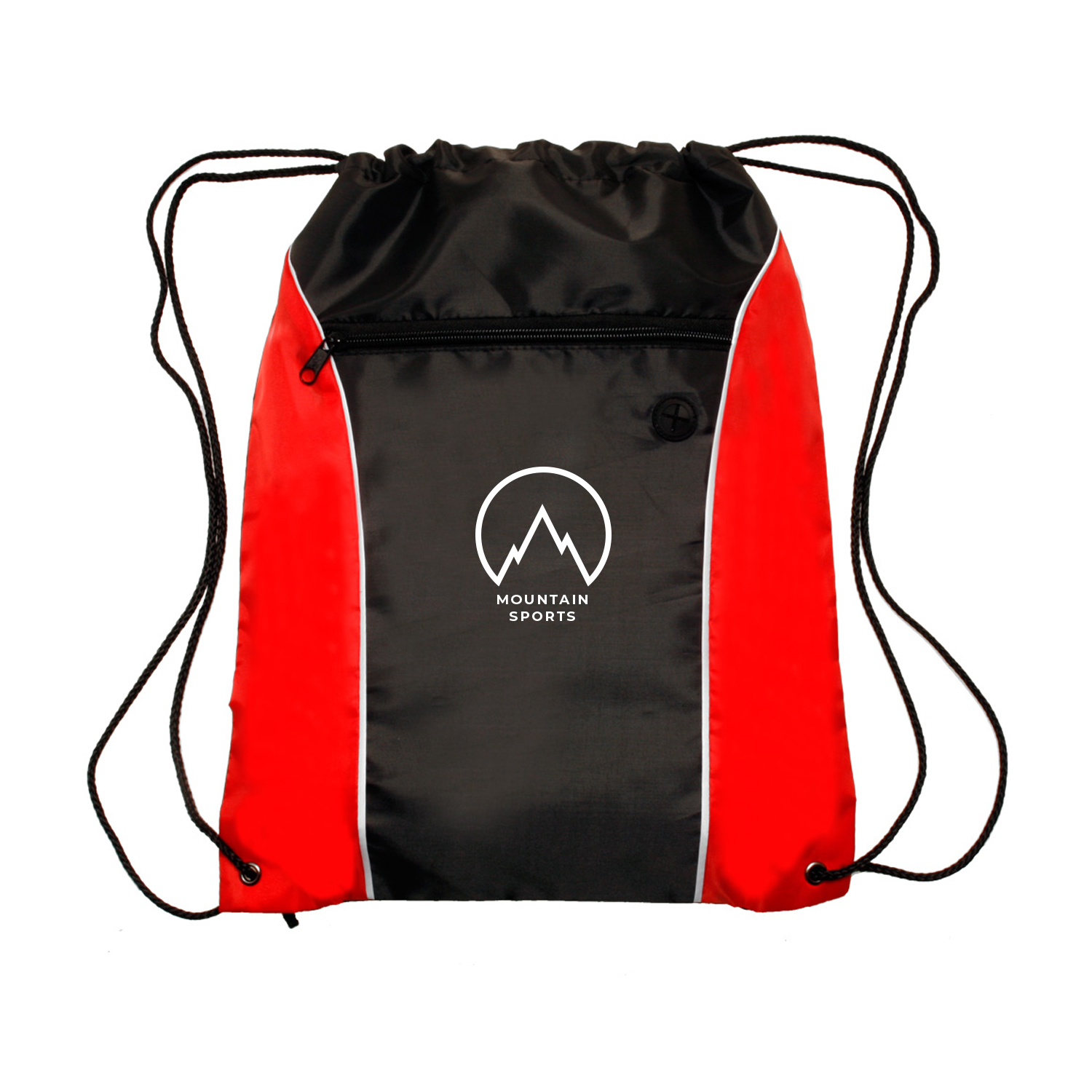 Color Flash Drawstring Backpack (2 Color Imprint) 6