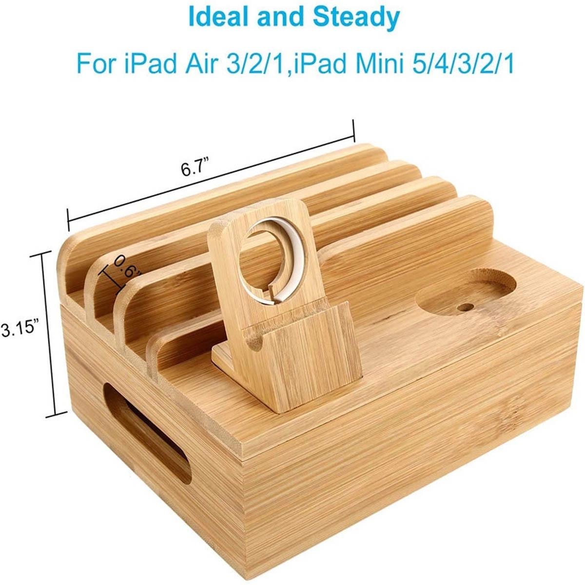 Bamboo Charging Station 6