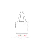 Game Day Clear Zippered Safety Tote 50