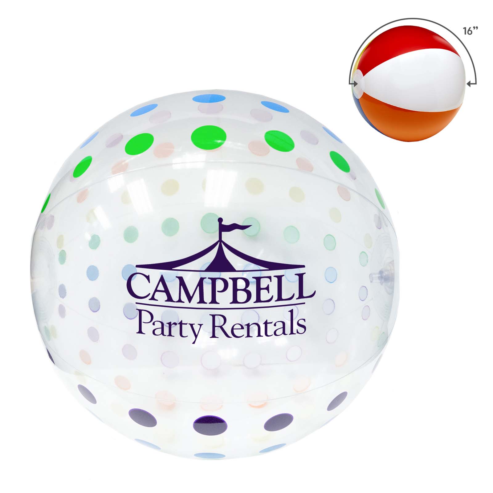 Polka Dot Beach Ball