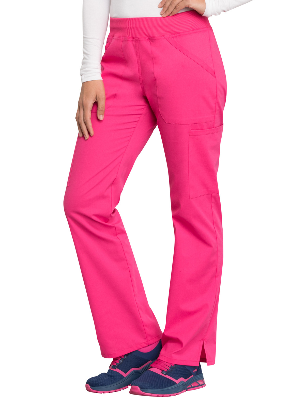 Cherokee - Workwear Professionals - Mid Rise Straight Leg Pull-on Cargo Pant 36