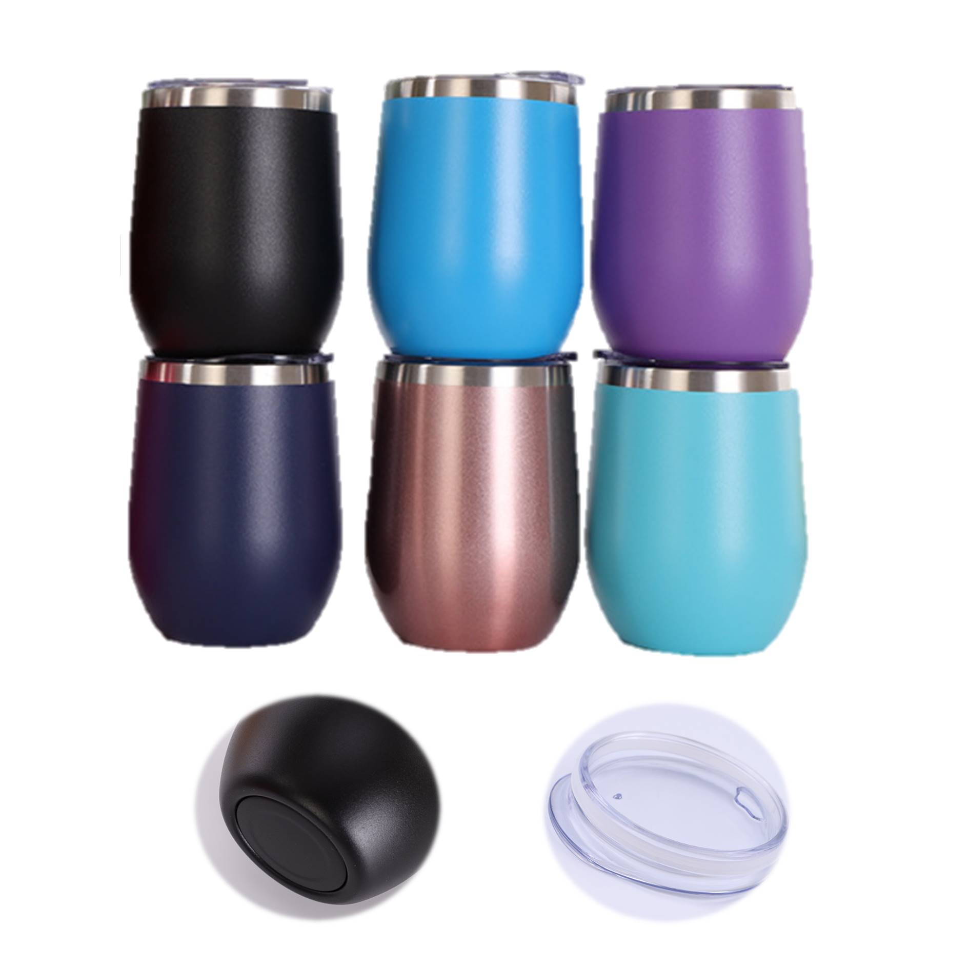 Egg Shape Car Cup 12 Oz. Portable Tumbler 2