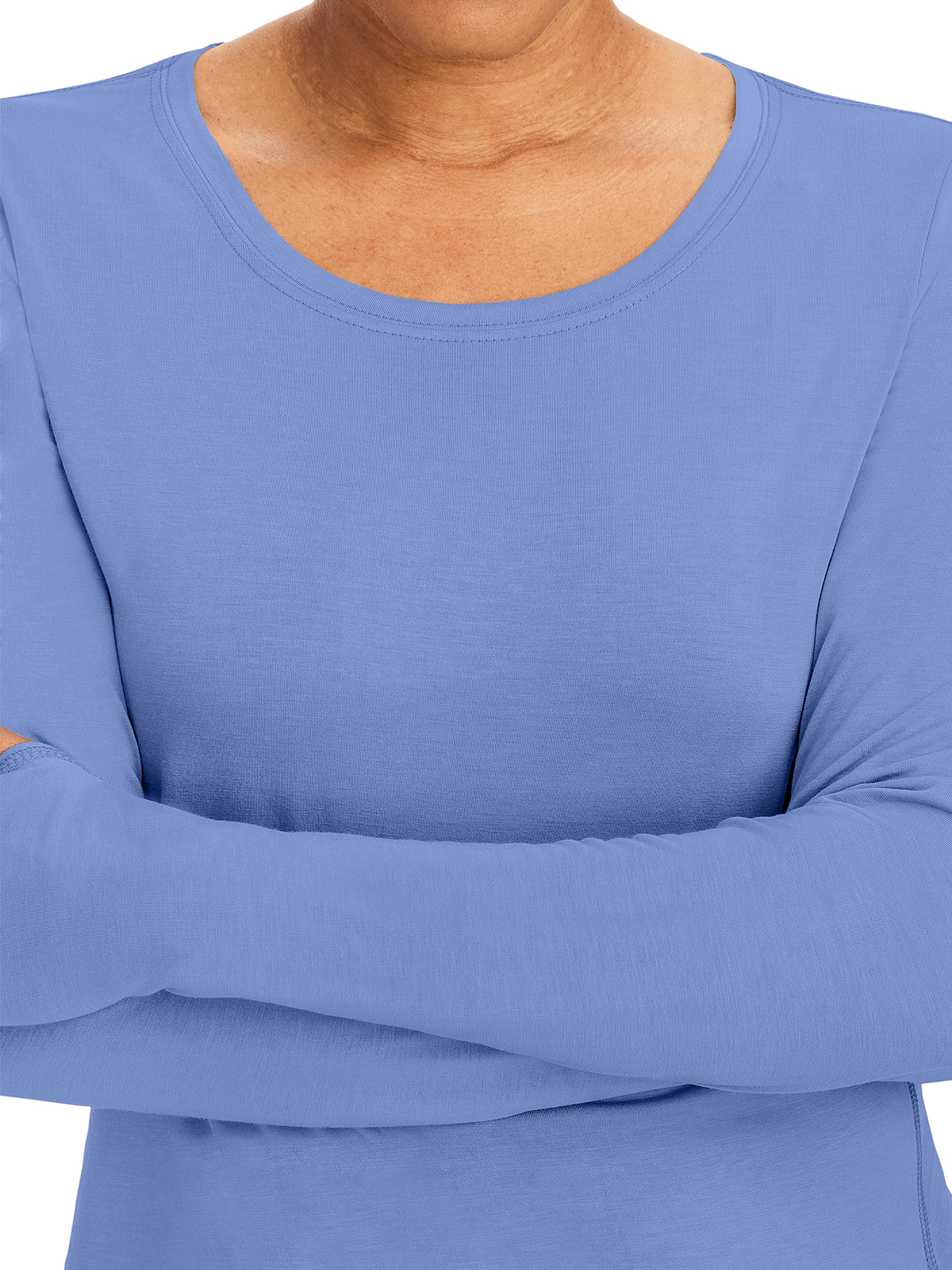 Healing Hands - HH Knits - Women's Pocketless Mackenzie Crew Neck Underscrub Tee 4