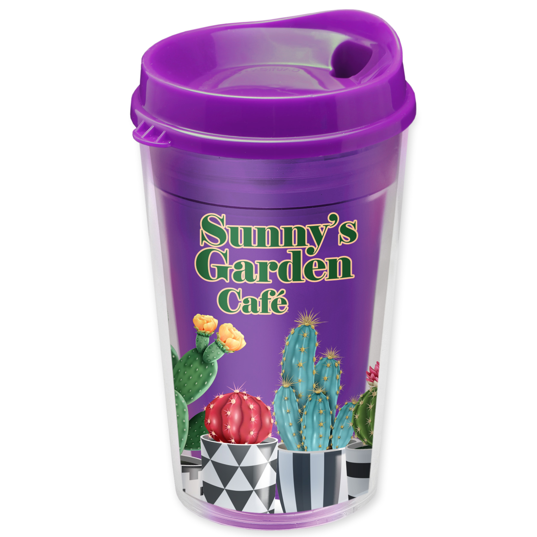 16 oz. Transparent Sentinel Tumbler with Auto Sip and Clear insert 4