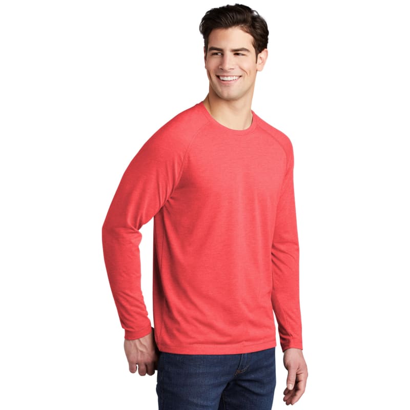 Sport-Tek PosiCharge Long Sleeve Tri-Blend Wicking Raglan Tee 48