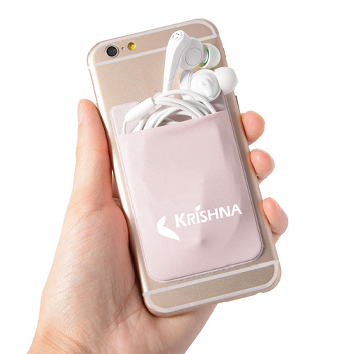 Leatherette Elastic Adhesive Phone Wallet 2