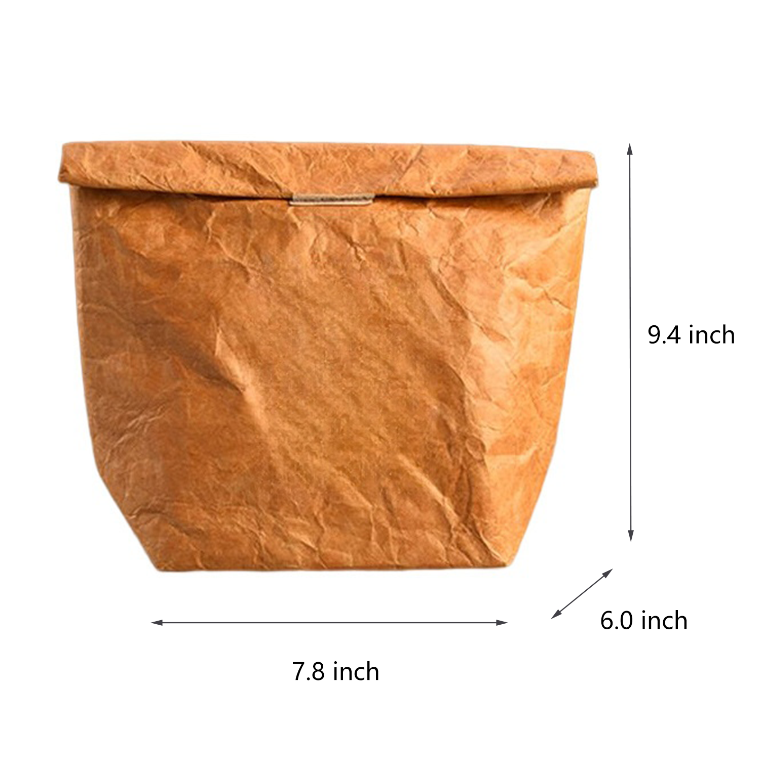 Waterproof Brown Portable Thermal Insulated Tyvek Paper Bags 5
