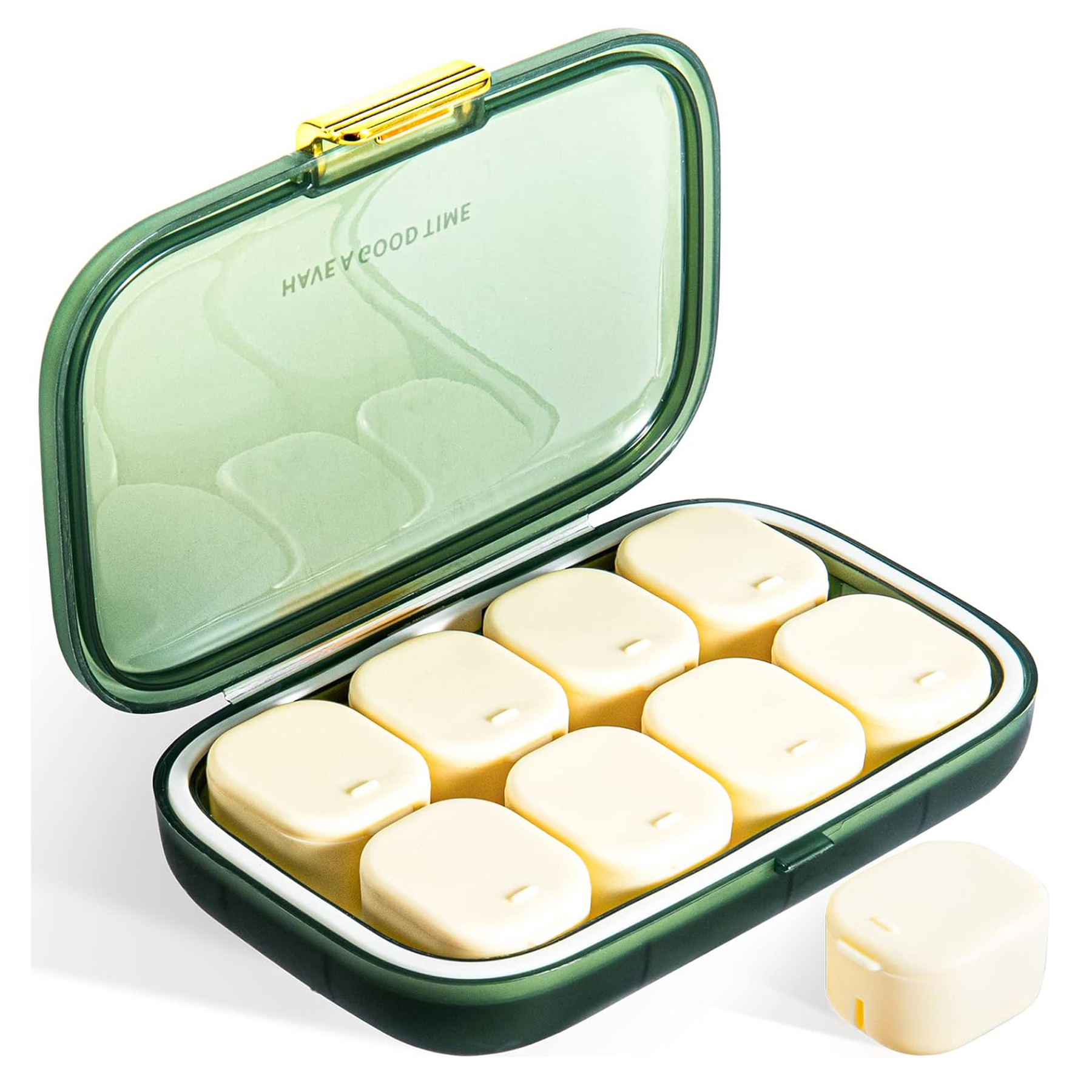 8 Compartment Portable Pill Organizer