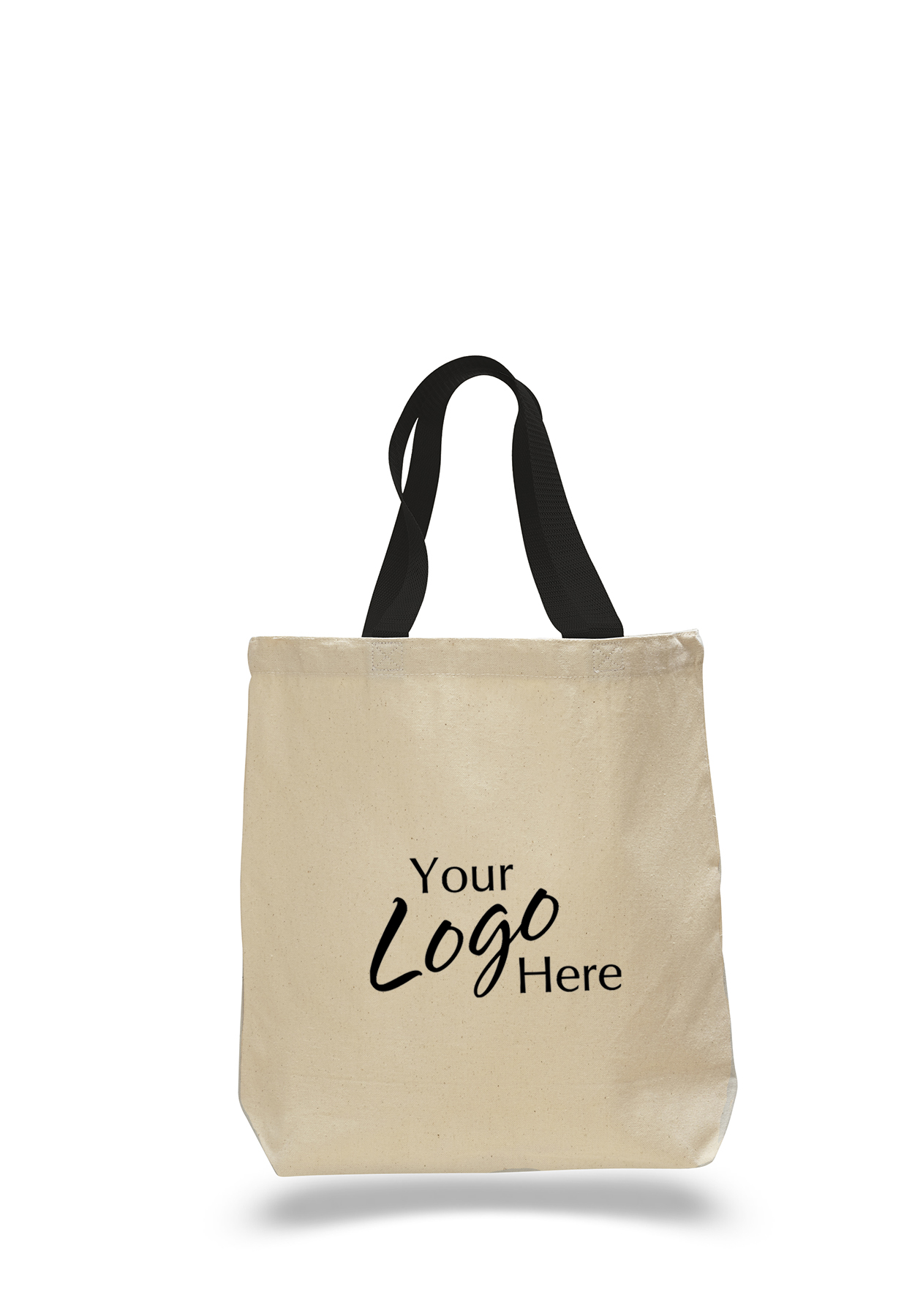 Promotional Tote 15" W x 15" H Natural Bag with 3" Bottom Gusset 17