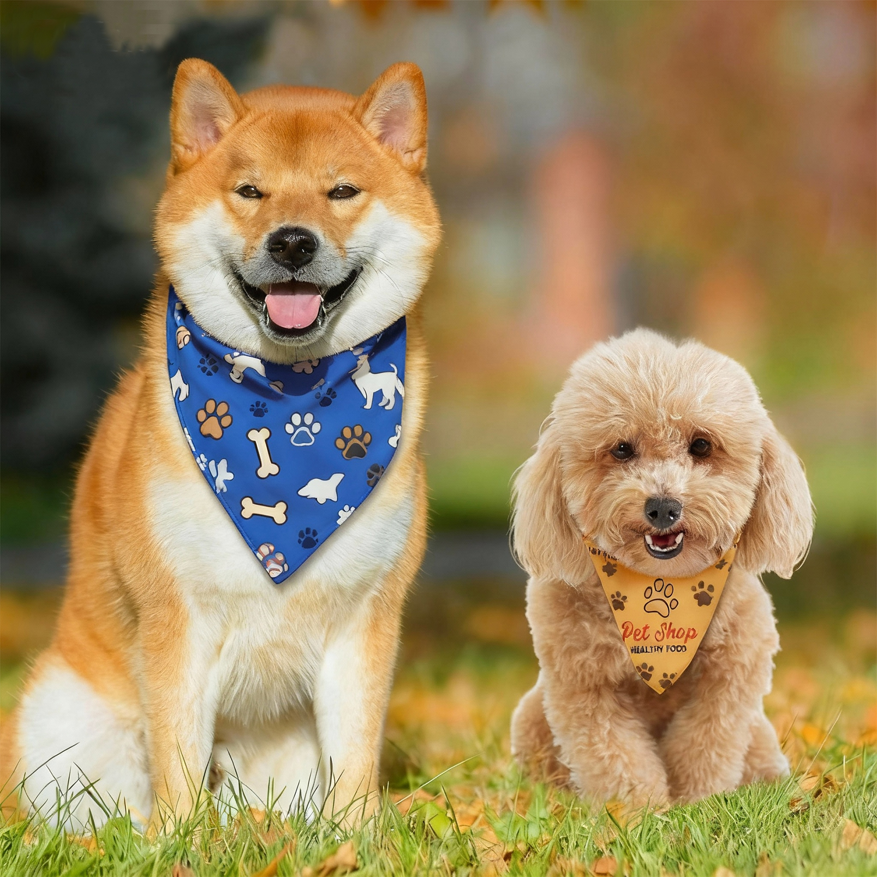 Triangle Pet Bandanna (Machine Washable) 3