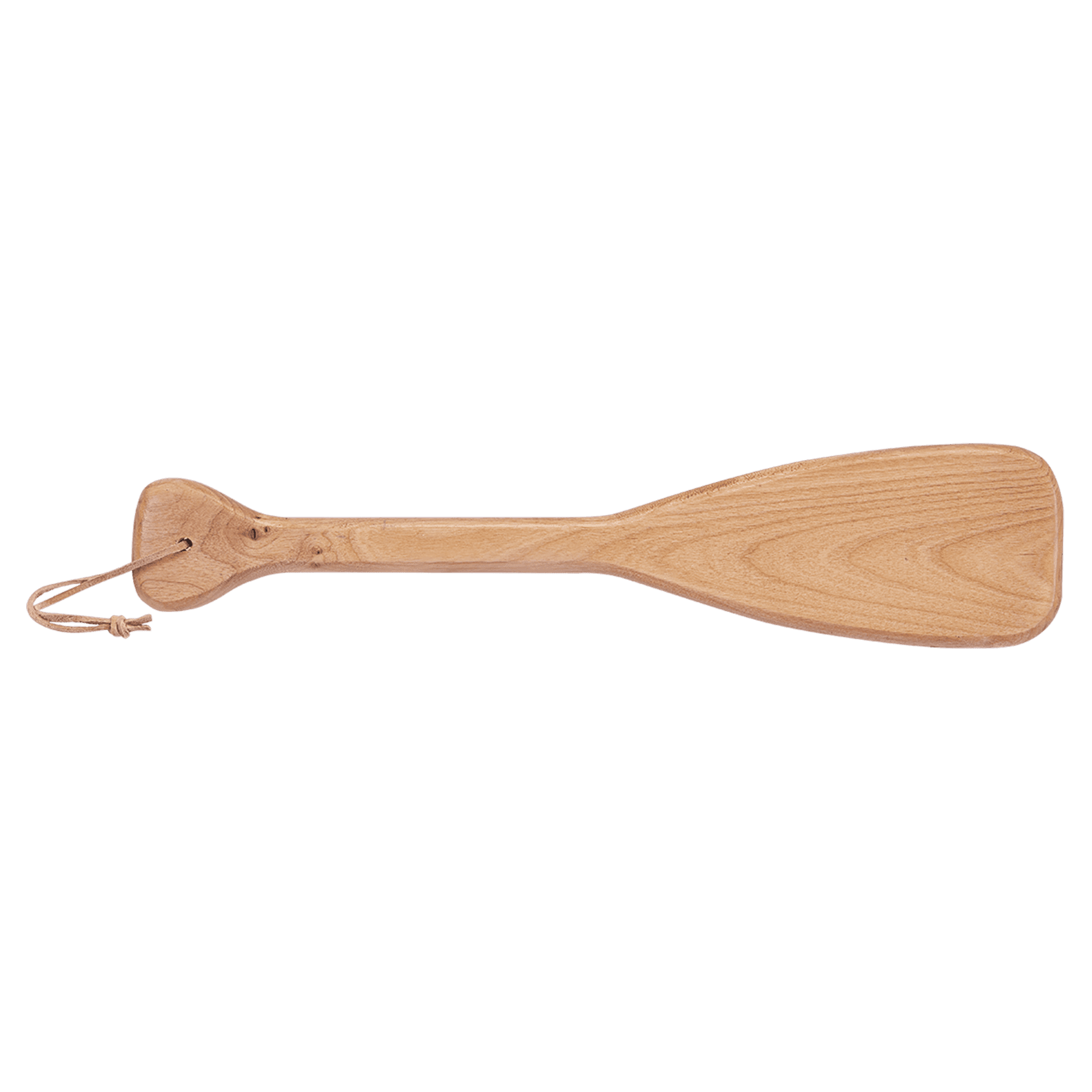 18" x 4" Boat Paddle with Leather String 2