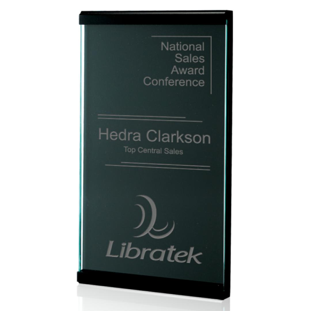 Scroll Plaque - Jade/Black 3