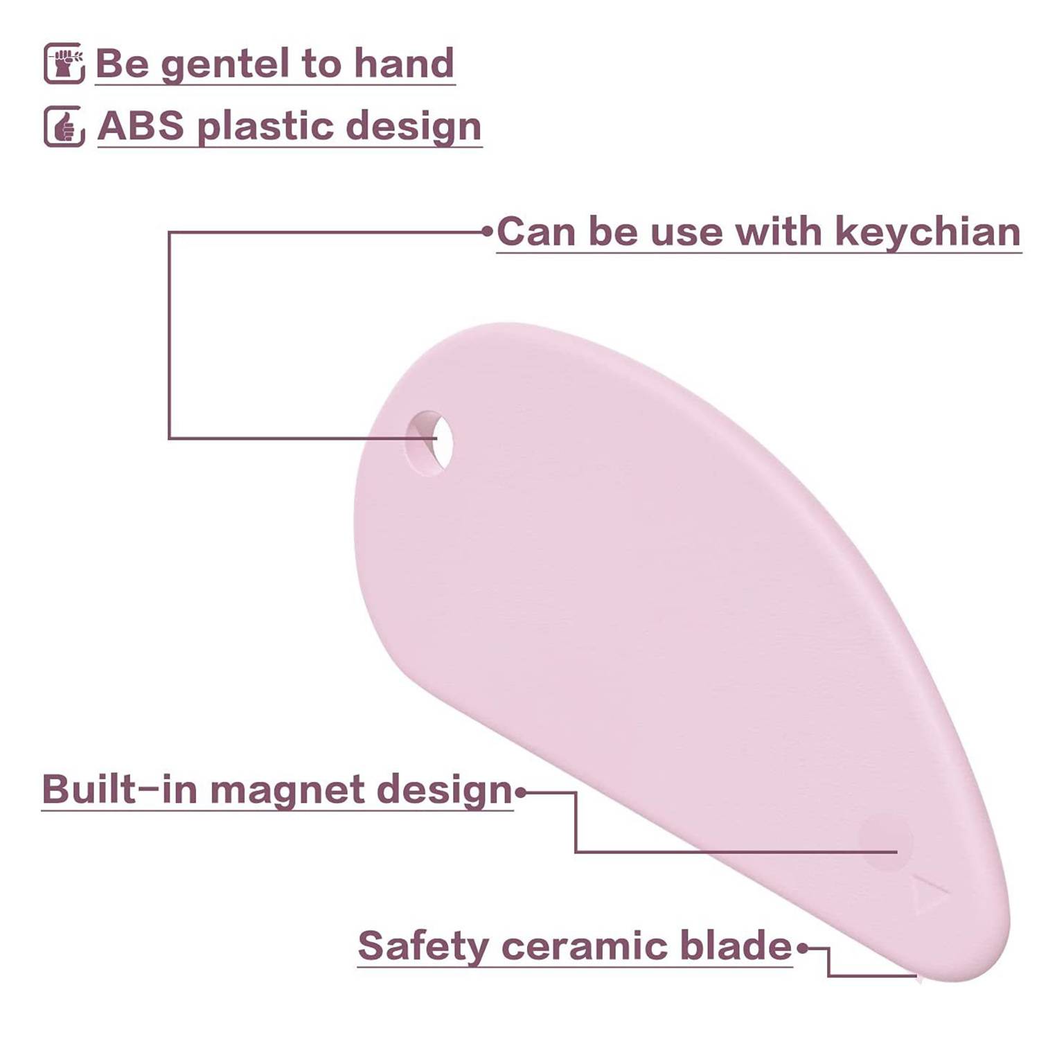 Magnetic Ceramic Blade Safety Box Opener 6