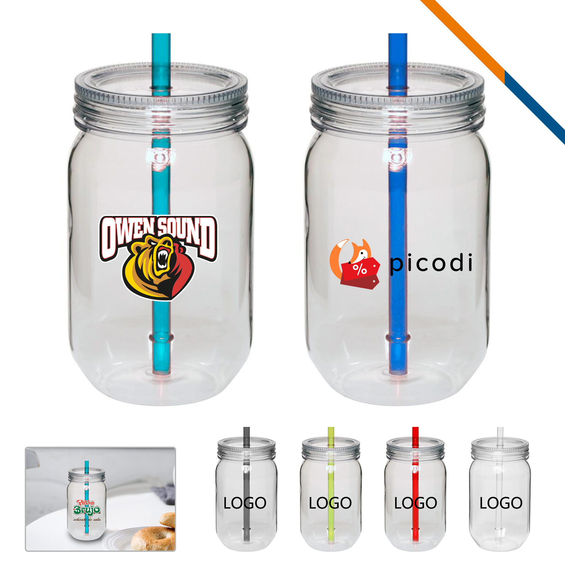 Halden Single Wall Mason Jars 2