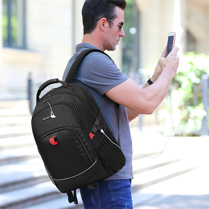 Large Capacity Backpack With Reflective Stripe 4