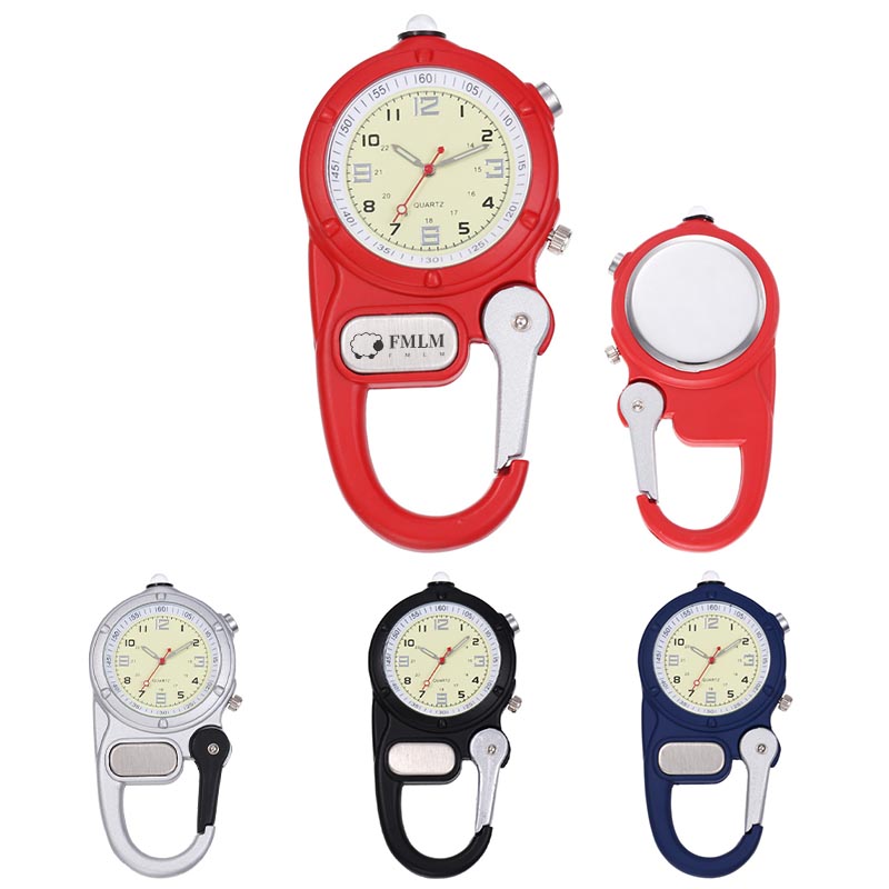 Mini Clip Microlight Watch With Carabiner 2