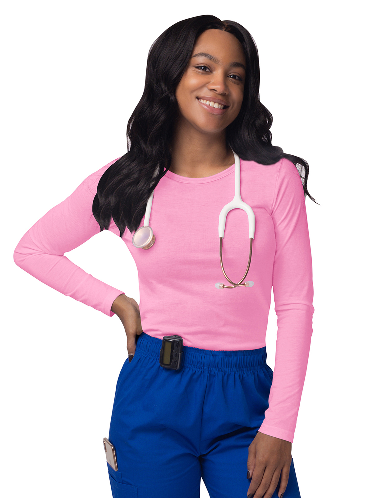 Adar - Sivvan - Women's Long Sleeve Underscrub Tee 119
