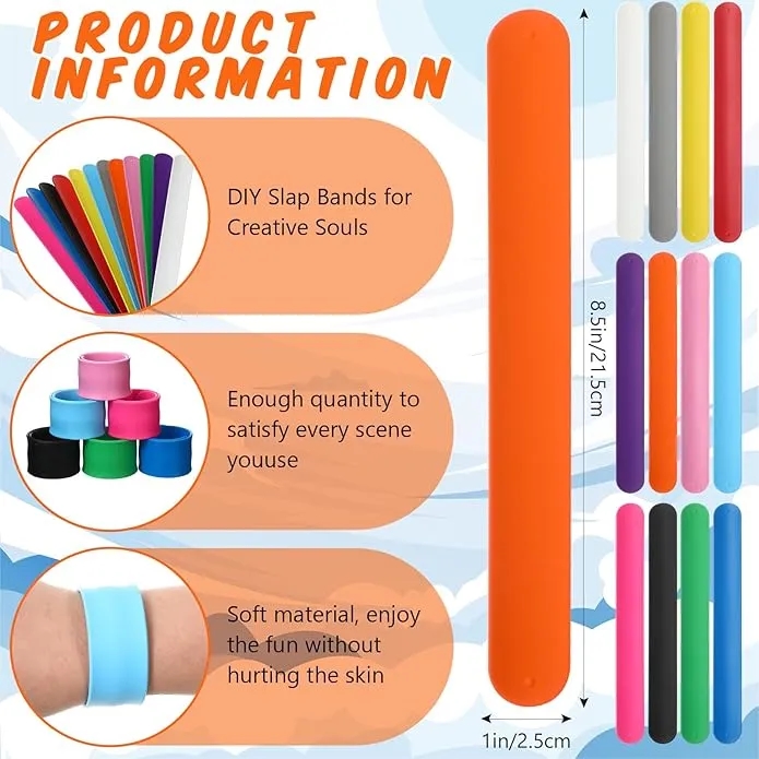 Silicone Slap Bracelet 10