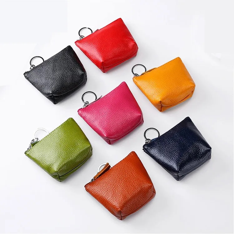 Leather Double Zipper Wallet 7