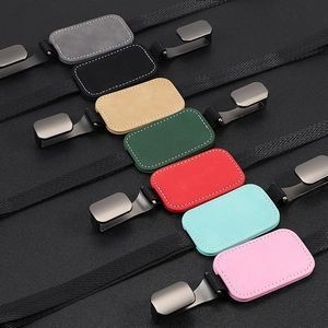 Versatile PU Leather Car Seat Double Hooks 16
