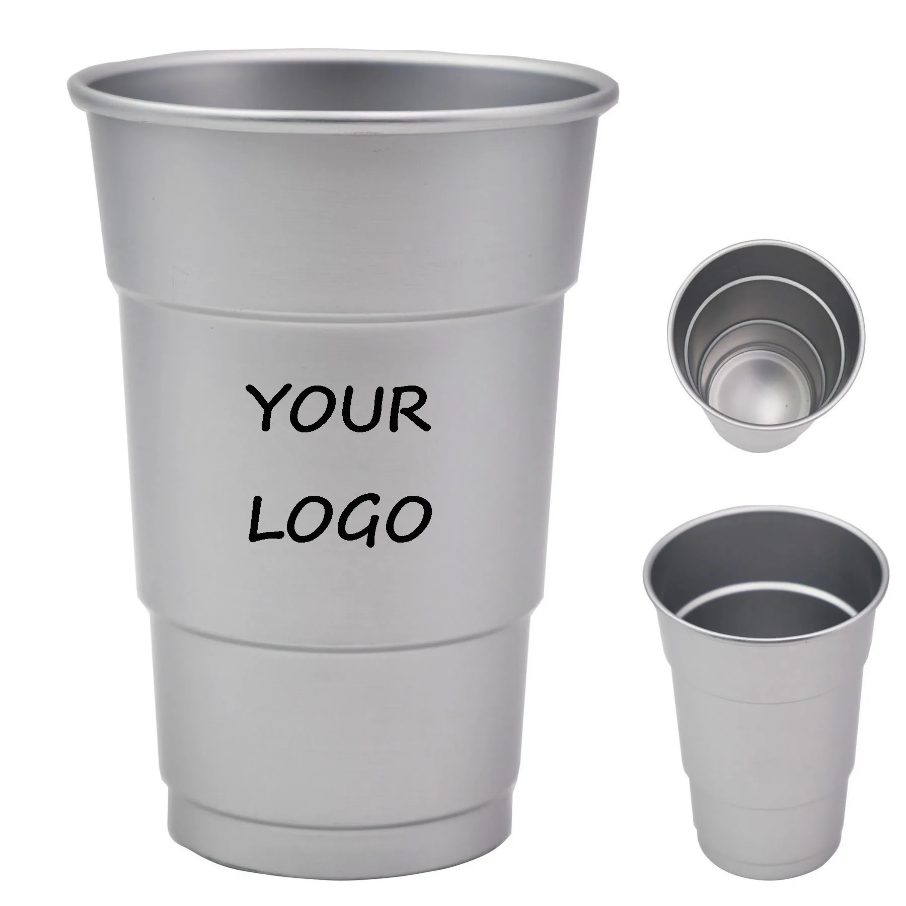 17oz.Reusable Custom Aluminum Stadium Cup 5