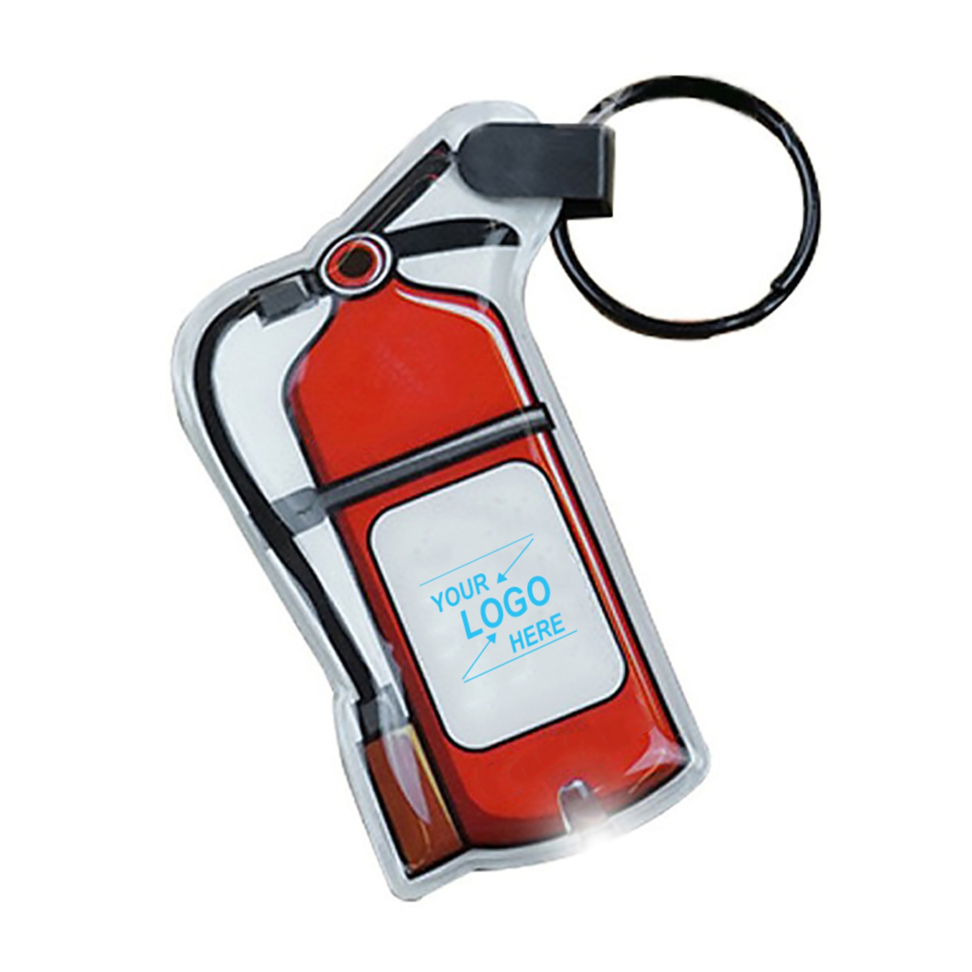 LED Mini Fire Extinguisher Keychain 3