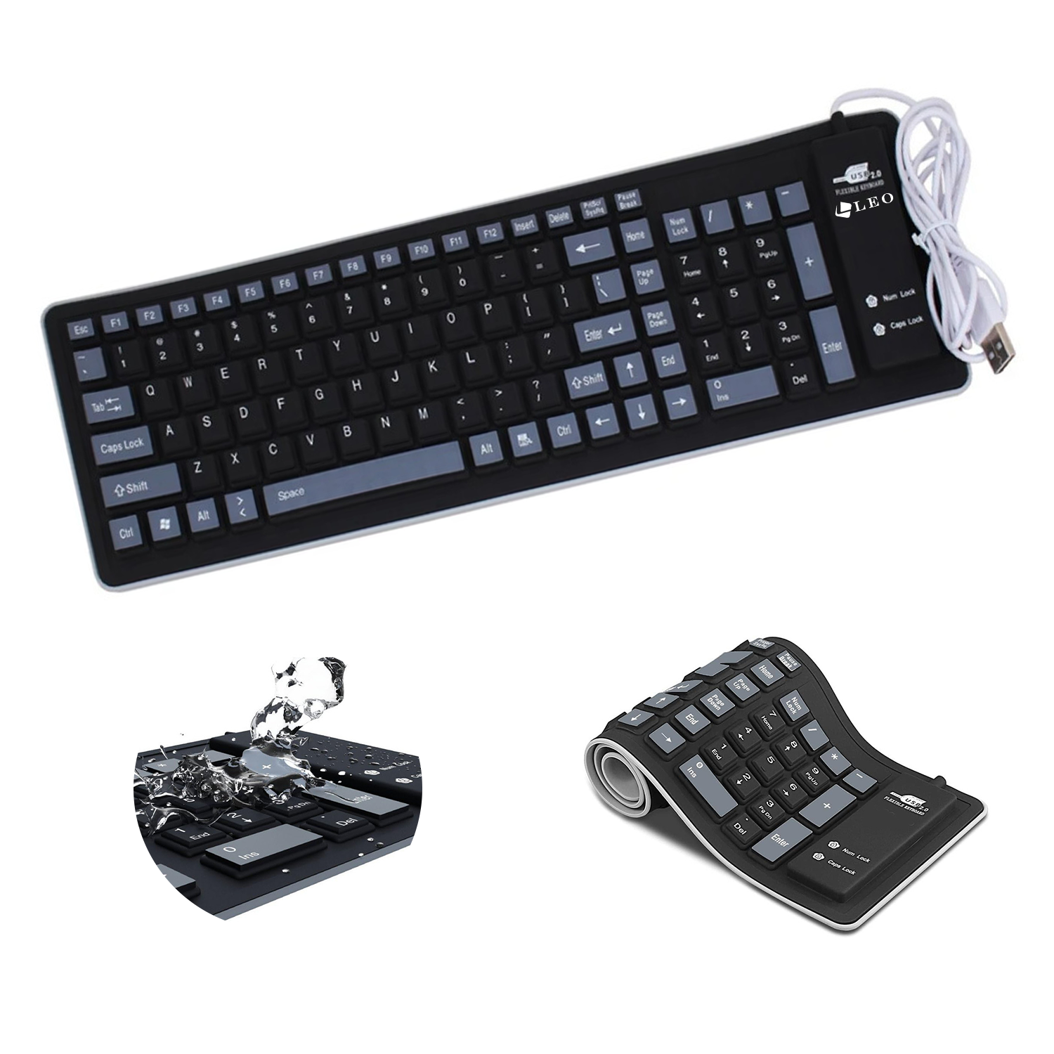 Foldable Silicone Keyboard 1