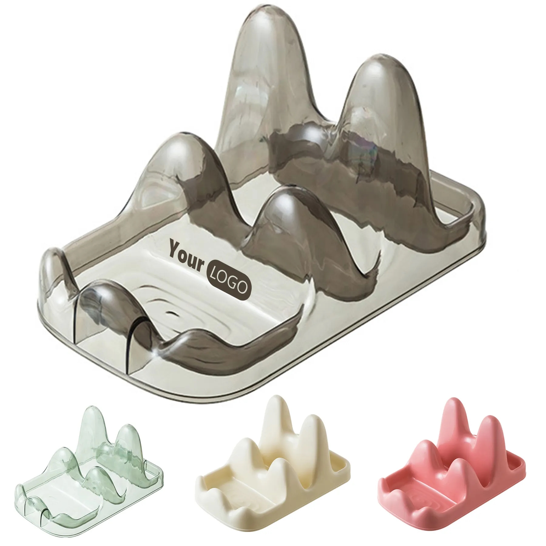 Plastic Household Kitchen Multifunctional Pot Cover Rack 2