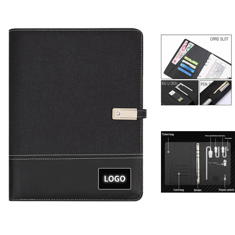 A5 Notebook with 8000mAh Power Bank & 16GB U Disk 7